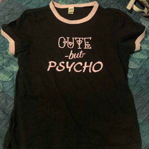 y2K "Cute But Psycho" Tee